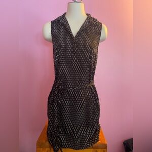 Sleeveless Belted Dress-Banana Republic